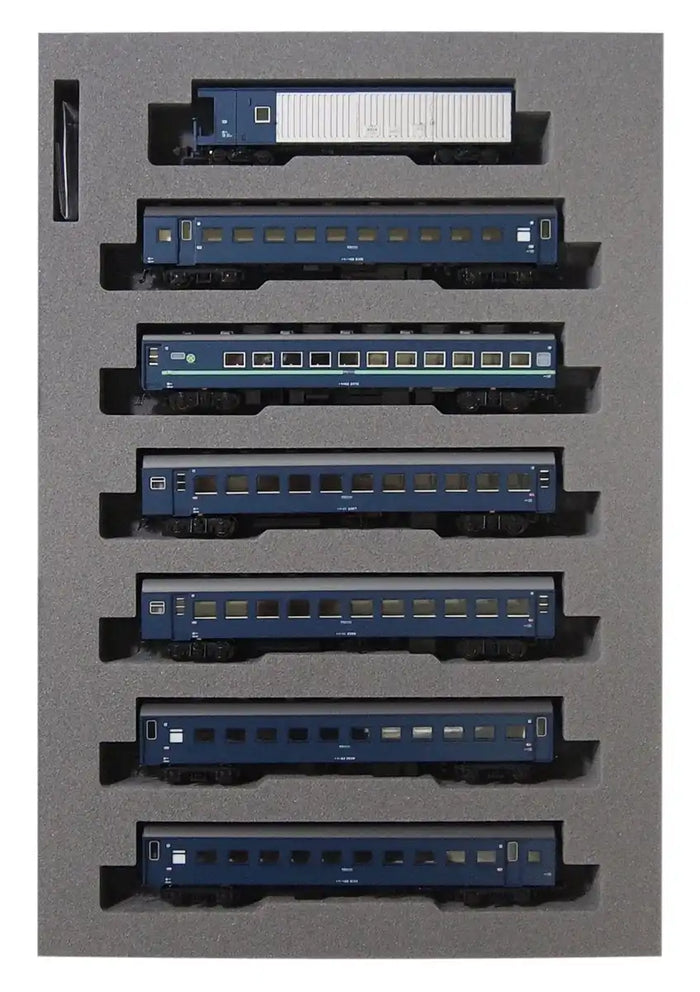 Kato N Gauge 7-Car Hakkoda Night Express Set 10-1235 Railway Model Passenger Car- Japan Figure Store - #1 Bring To You The Best Japanese Goods