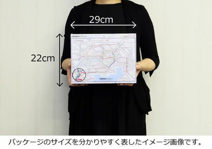 BEVERLY Jigsaw Puzzle 61-421 Metropolitan Railway Line Network Japan 1000 Pieces- Japan Figure Store - #1 Bring To You The Best Japanese Goods