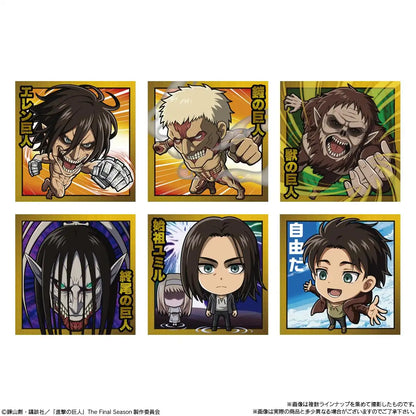 Bandai Japan Shokugan Attack On Titan Seal Wafer Vol.1 Box (20 Pieces)- Japan Figure Store - #1 Bring To You The Best Japanese Goods