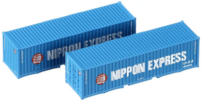 Tomytec Tomix U46A-30000 N Gauge 2 Pieces Blue Nippon Express Container 3161 Railway Model- Japan Figure Store - #1 Bring To You The Best Japanese Goods