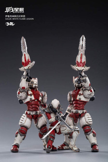 Joytoy 1/18 Saluk White Flame Legion 3Pk Action Figure Set Collectibles- Japan Figure Store - #1 Bring To You The Best Japanese Goods