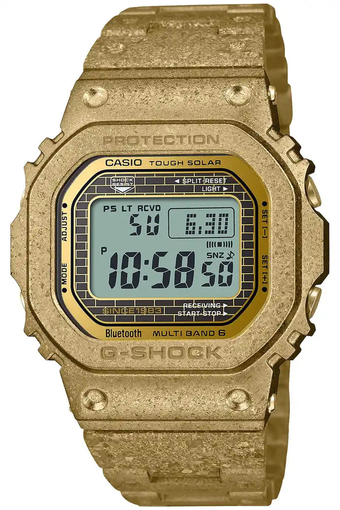 Casio G-Shock Gold Men's Watch 40th Anniversary Full Metal Bluetooth Solar GMW-B5000Pg-9Jr- Japan Figure Store - #1 Bring To You The Best Japanese Goods