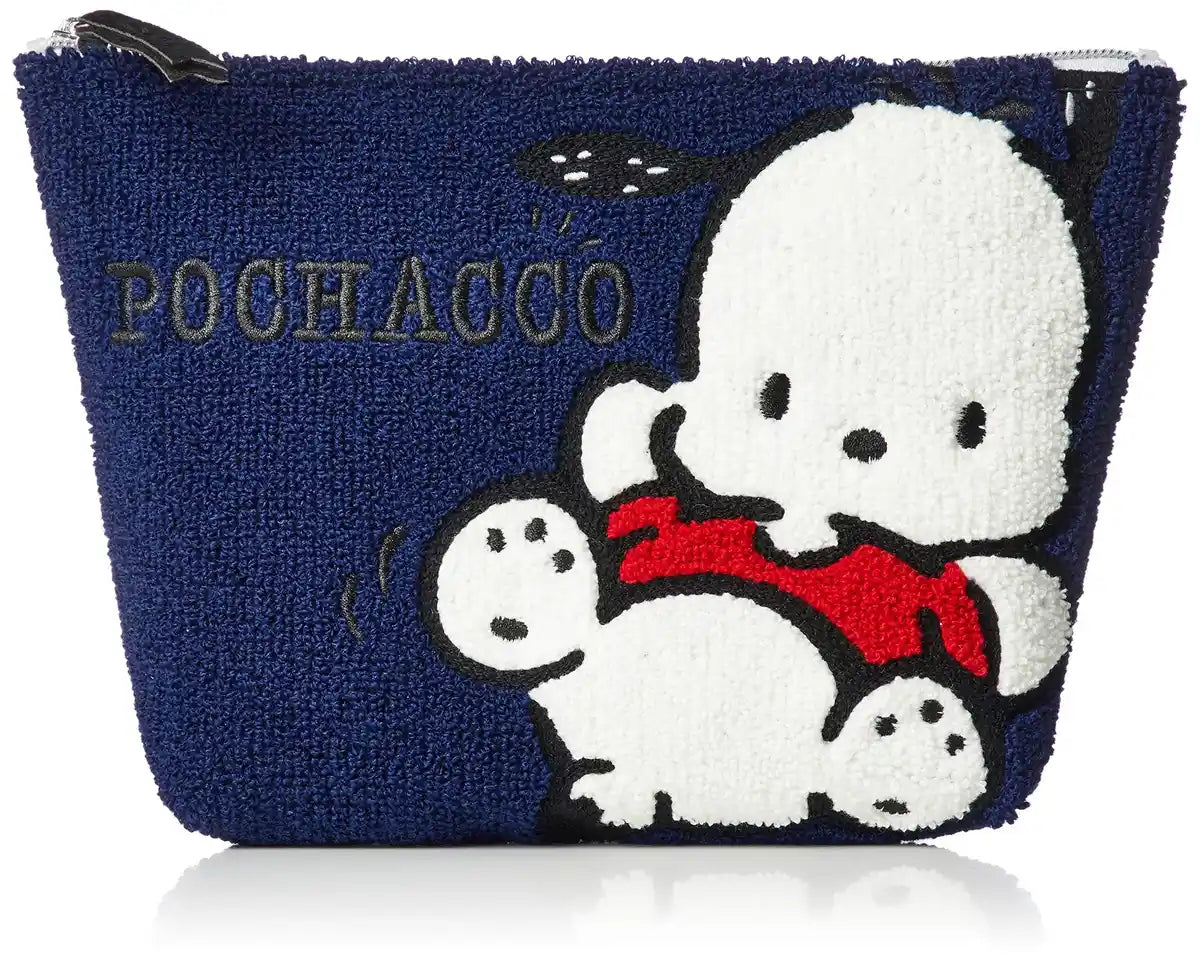 Sanrio Sagara Pouch Pochacco Navy Blue Compact Organizer- Japan Figure Store - #1 Bring To You The Best Japanese Goods