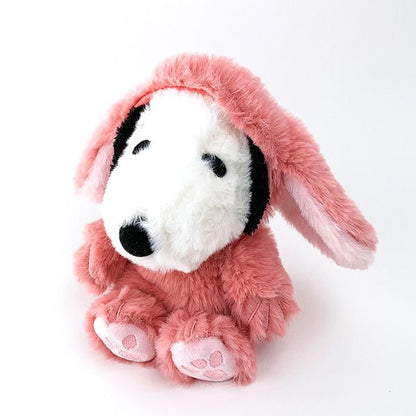 NAKAJIMA Snoopy Fuwakuta Plush Doll Lop Year Bunny Pink- Japan Figure Store - #1 Bring To You The Best Japanese Goods