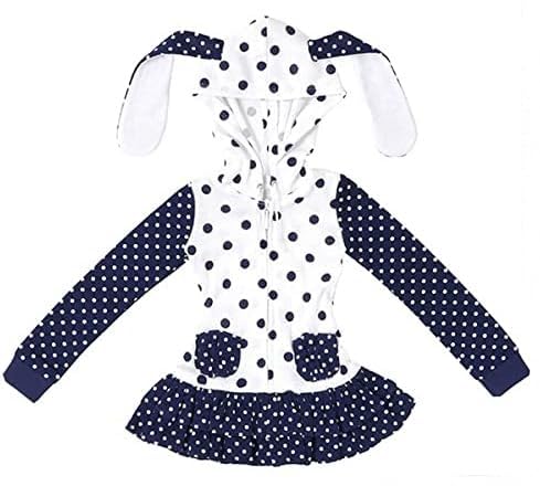 Azone 1/3 Scale Azo2 Bunny Hoodie Dress White Navy Doll Accessory- Japan Figure Store - #1 Bring To You The Best Japanese Goods