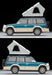 Tomytec 1/64 Mitsubishi Pajero Mid Roof VR with Option Parts Green Beige- Japan Figure Store - #1 Bring To You The Best Japanese Goods