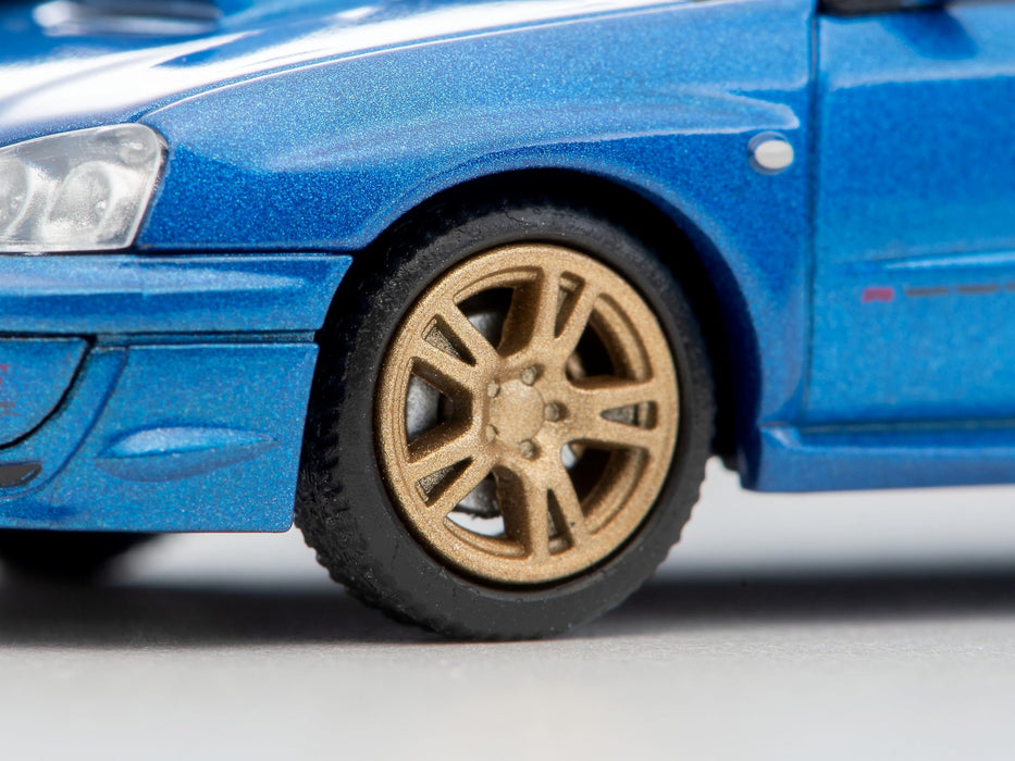Tomytec 1/64 Scale Subaru Impreza WRX STI 2003 Blue Model Car- Japan Figure Store - #1 Bring To You The Best Japanese Goods