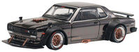 Works 1/64 Skyline GT-R V8 Drift Hakosuka Dark Chrome Diecast Model Car- Japan Figure Store - #1 Bring To You The Best Japanese Goods