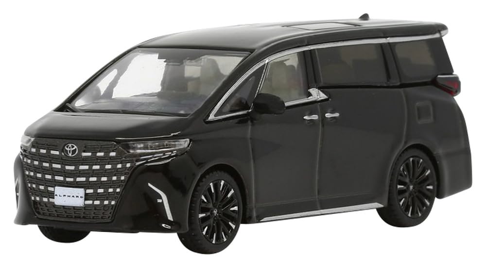 Model1 1/64 Toyota Alphard C33602 Black LHD Diecast Collectible Car- Japan Figure Store - #1 Bring To You The Best Japanese Goods
