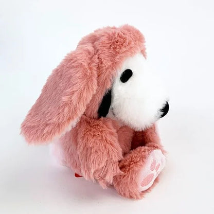 NAKAJIMA Snoopy Fuwakuta Plush Doll Lop Year Bunny Pink- Japan Figure Store - #1 Bring To You The Best Japanese Goods