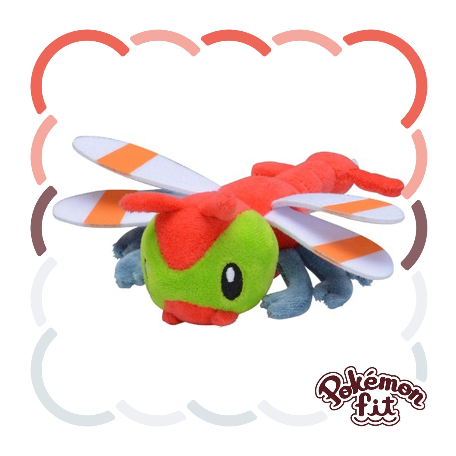 Pokemon Center: 193 Plush Toy - Pokémon Fit Yanma Collectible Plush- Japan Figure Store - #1 Bring To You The Best Japanese Goods