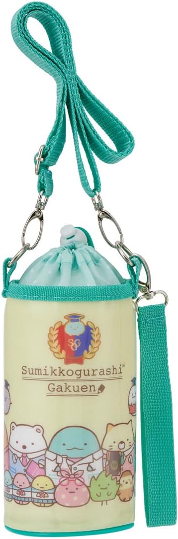 Skater Sumikko Gurashi Wasserflasche und Hülle aus Emaille, 500 ml