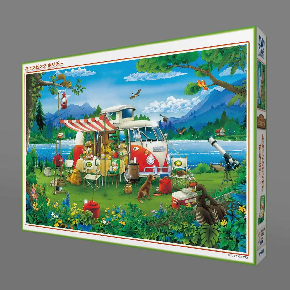 APPLEONE Jigsaw Puzzle 1000-839 Hiroyuki Tanikawa Camping Holiday 1000 Pieces- Japan Figure Store - #1 Bring To You The Best Japanese Goods