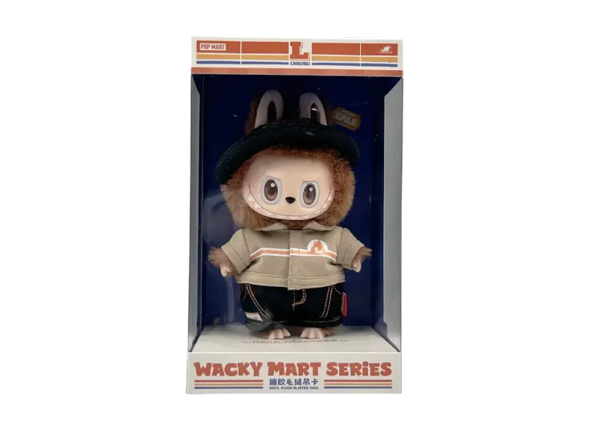 POP MART Labubu The Monsters Wacky Mart Series Vinyl Plush Doll
