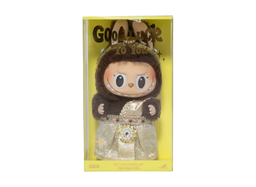Pendentif en peluche POP MART Labubu The Monsters Good Luck To You
