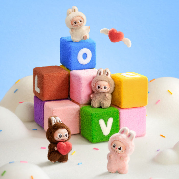 POP MART LABUBU Pin for Love Vinyl Plush Pendant (A–M)