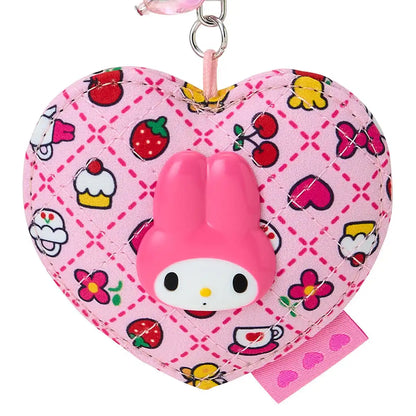 Sanrio My Melody Mirror Charm Minna No Quilt Cotton Polyester Glass Steel