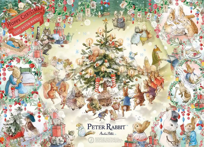 500 Piece Jigsaw Puzzle Peter Rabbit Hoppy Christmas! Peter Rabbit™ (38X53Cm)- Japan Figure Store - #1 Bring To You The Best Japanese Goods