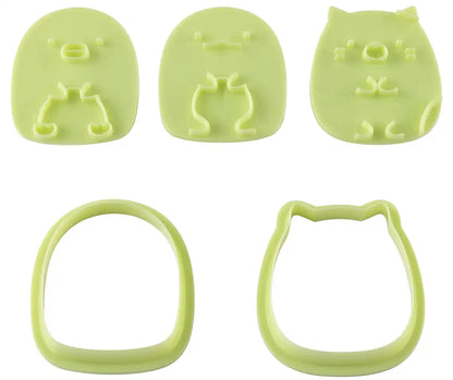 Kai Corporation Sumikko Gurashi Cookie Cutter Set - Penguin Cat Lizard - Made In Japan (Dn0500)- Japan Figure Store - #1 Bring To You The Best Japanese Goods