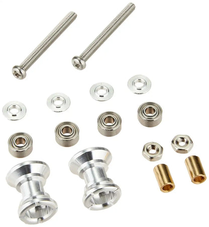 TAMIYA 15403 Mini 4Wd Double Aluminum Rollers 9-8Mm- Japan Figure Store - #1 Bring To You The Best Japanese Goods