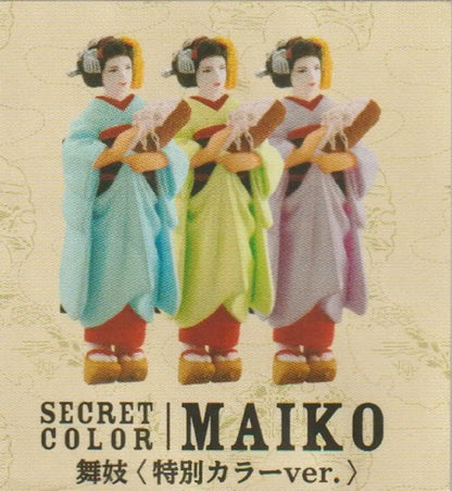 Kaiyodo Kyoto Figure Souvenir Maiko Blue Ver.- Japan Figure Store - #1 Bring To You The Best Japanese Goods