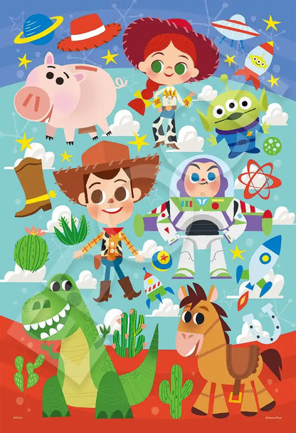 Epoch 300pc Jigsaw Puzzle Disney Toy Story 73-310 w/Glue Spatula & Sticker- Japan Figure Store - #1 Bring To You The Best Japanese Goods