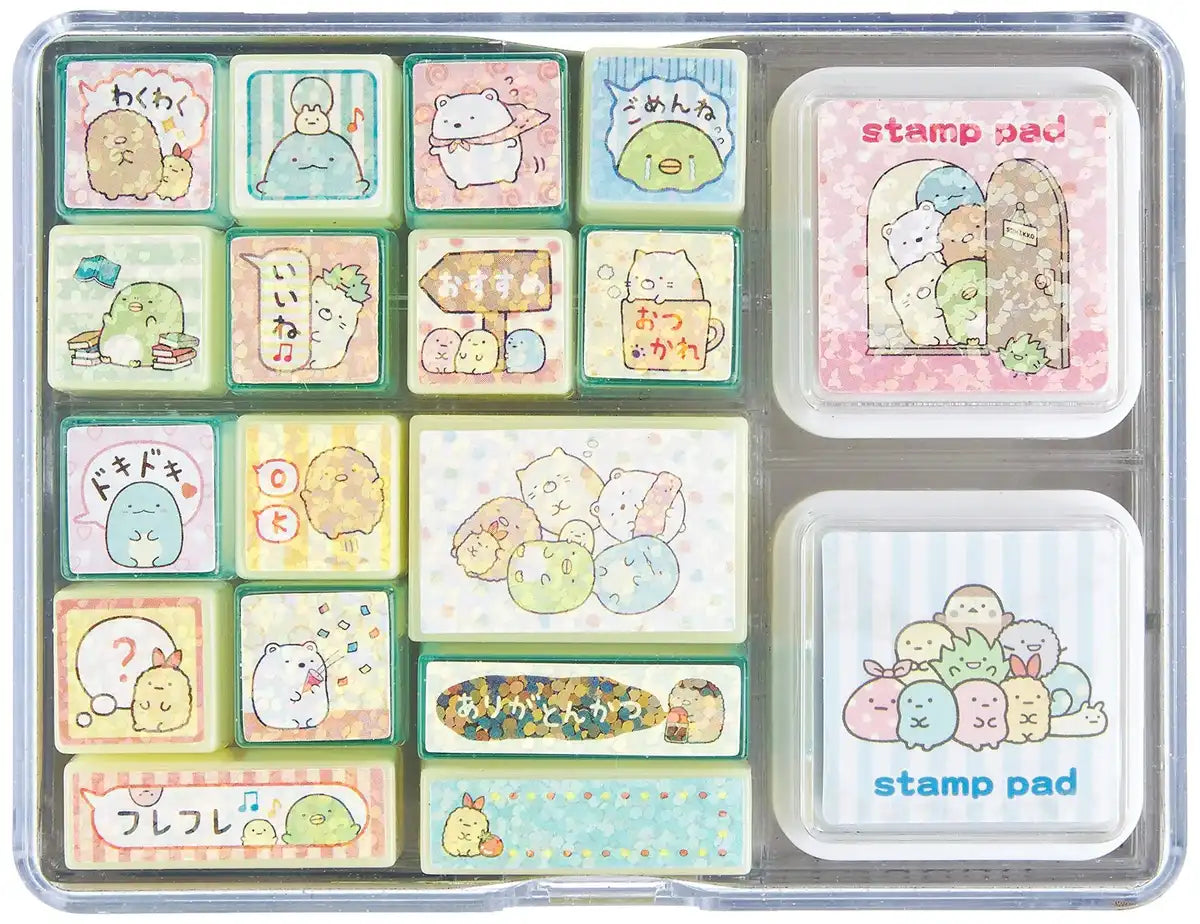 SAN-X Sumikko Gurashi Stamp Set- Japan Figure Store - #1 Bring To You The Best Japanese Goods
