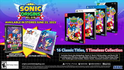 Sega Sonic Origins Plus Switch Import North America Version