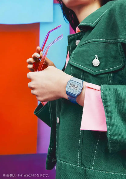 Casio F-91Ws-7Jh White Collection Domestic Genuine- Japan Figure Store - #1 Bring To You The Best Japanese Goods