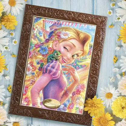 TENYO D108-029 Jigsaw Puzzle Disney Tangled Rapunzel & Pascal 108 Pieces- Japan Figure Store - #1 Bring To You The Best Japanese Goods