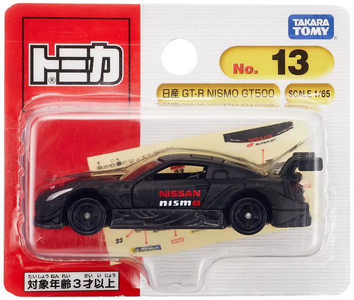 Takara Tomy Nissan GT-R Nismo GT500 Mini Car Toy Tomica No.13 Suitable for Ages 3+- Japan Figure Store - #1 Bring To You The Best Japanese Goods