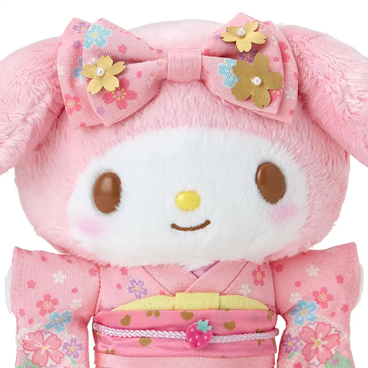 Sanrio My Melody Plush Toy with Kimono - Soft and Cuddly Collectible 067474- Japan Figure Store - #1 Bring To You The Best Japanese Goods