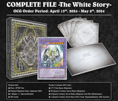 Yu-Gi-Oh! OCG Duel Monsters COMPLETE FILE - The White Story- Japan Figure Store - #1 Bring To You The Best Japanese Goods