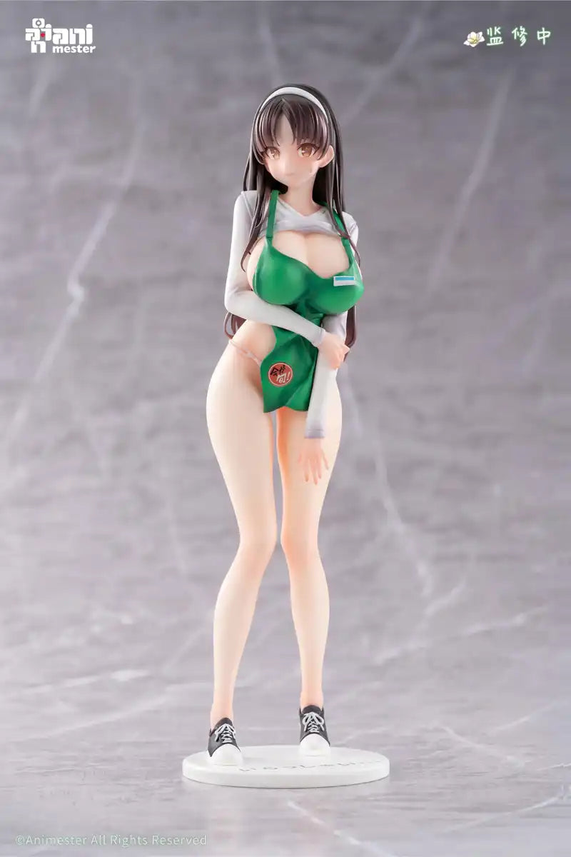 Figurine en PVC à l'échelle 1/6 de Hanamiya Mari de l'anime Animester, série Kind Clerk.