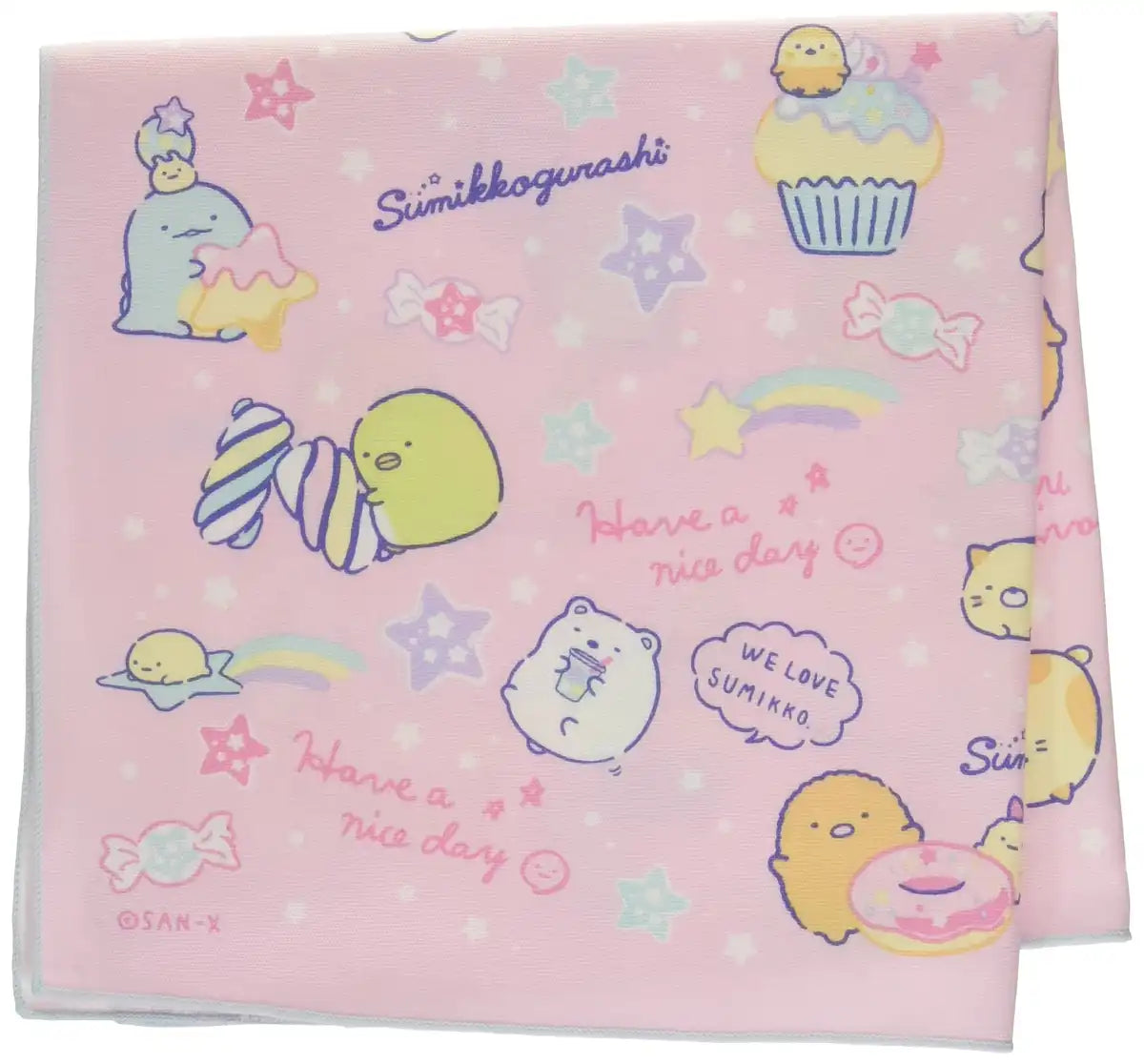 San-X Lunch Nafkin Sumikko Gurashi Candy Flyer Pattern Ch43306- Japan Figure Store - #1 Bring To You The Best Japanese Goods