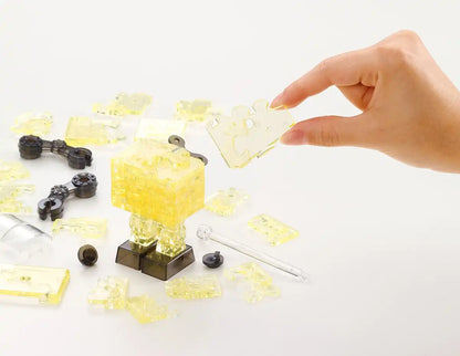 BEVERLY Crystal 3D Puzzle 50201 Robot Yellow- Japan Figure Store - #1 Bring To You The Best Japanese Goods