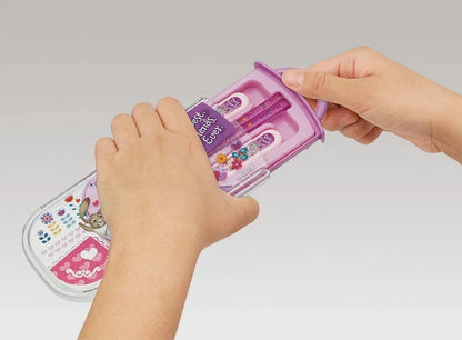 Skater Trio Set - Disney Sofia 17 Sliding Chopsticks Spoon and Fork Set- Japan Figure Store - #1 Bring To You The Best Japanese Goods