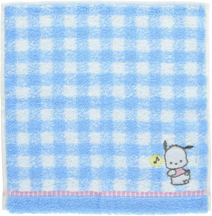 SANRIO Petit Towel Pochacco Gingham- Japan Figure Store - #1 Bring To You The Best Japanese Goods