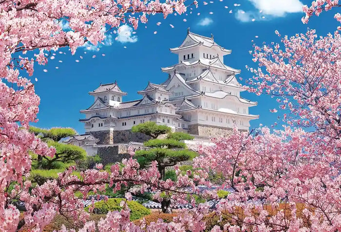 BEVERLY 1000-013 Jigsaw Puzzle Himeji Castle In Cherry Blossom Style 1000 Pieces- Japan Figure Store - #1 Bring To You The Best Japanese Goods