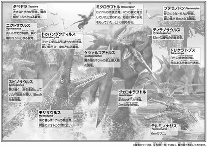 Beverly Jigsaw Puzzle 40-006 Tyrannosaurus Rex Vs Mosasaurus (40 L-Pieces) Dinosaur Puzzle- Japan Figure Store - #1 Bring To You The Best Japanese Goods