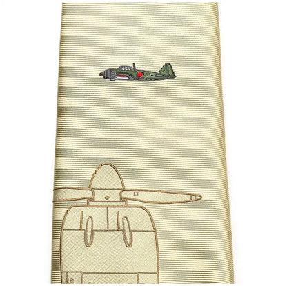 Tamiya Necktie Zero Fighter One Point Gold Original Goods 67449- Japan Figure Store - #1 Bring To You The Best Japanese Goods