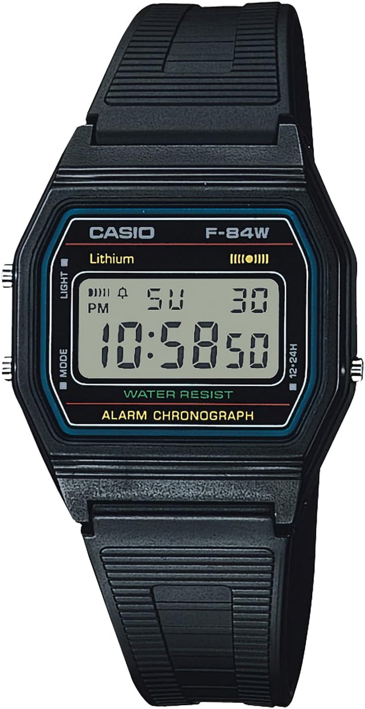 Casio Watch Standard F-84w-1 Black Men's Watch- Japan Figure Store - #1 Bring To You The Best Japanese Goods