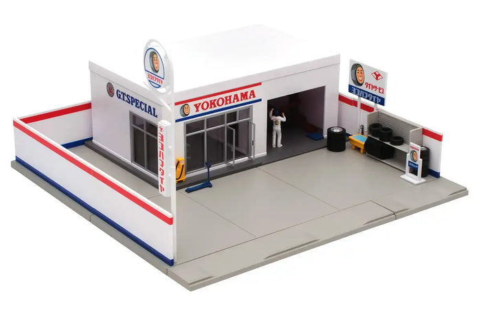 Tomytec Tomikarama Vintage 1/64 Tire Shop: Resin Accessories for Mini Cars- Japan Figure Store - #1 Bring To You The Best Japanese Goods