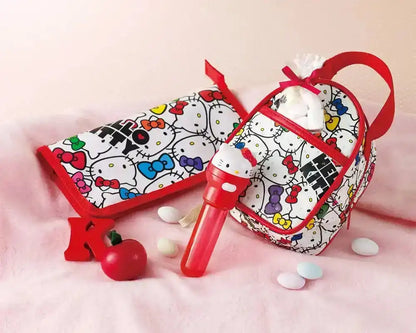 Skater Hello Kitty Portable Plastic Water Bottle 350ml/500ml with Straw Cap- Japan Figure Store - #1 Bring To You The Best Japanese Goods