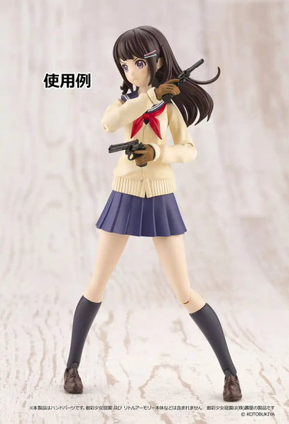 TOMYTEC Military Series 1/12 Little Armory Laop09 Sousai Shojo Teien Tactical Glove Tan Plastic Model- Japan Figure Store - #1 Bring To You The Best Japanese Goods