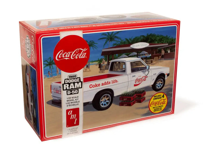 Amt 1/25 1980 Dodge Ram D-50 Pickup Coca-Cola Plastic Model- Japan Figure Store - #1 Bring To You The Best Japanese Goods