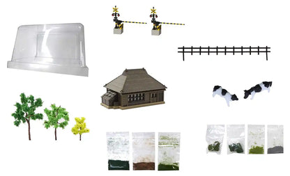 Rokuhan Z Gauge Mini Layout Set SS001-2 w/Excl. Scenery Set- Japan Figure Store - #1 Bring To You The Best Japanese Goods
