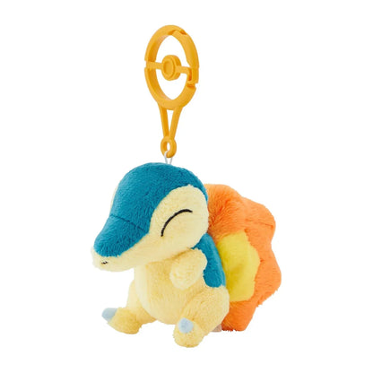 Pokemon Center Cyndaquil Mascot Keychain with Carabiner Clip- Japan Figure Store - #1 Bring To You The Best Japanese Goods