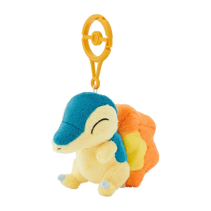 Pokemon Center Cyndaquil Mascot Keychain with Carabiner Clip- Japan Figure Store - #1 Bring To You The Best Japanese Goods