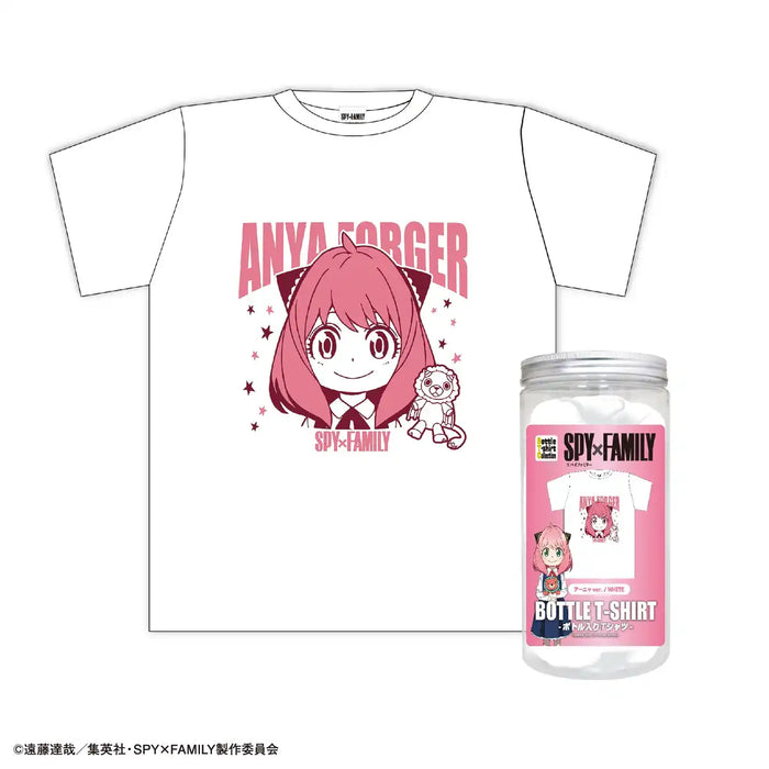 MAX LIMITED Spy X Family Bottle Packed T-Shirt B Anya Ver. White- Japan Figure Store - #1 Bring To You The Best Japanese Goods